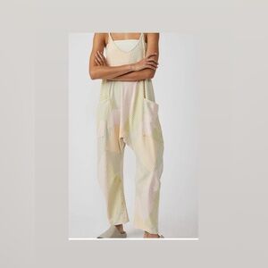 FP Movement by Free People Striped Jumpsuit in Pastel Tones